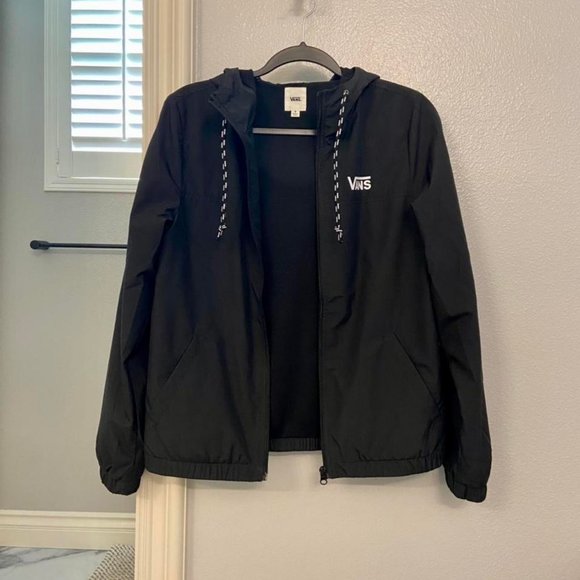 Vans Kastle Black Windbreaker Jacket 